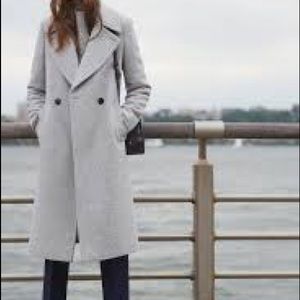 Women's Daylina Light Grey Wool Coat | Club Monaco